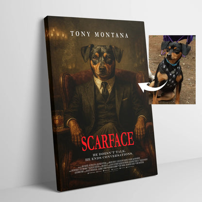 Custom Pet Movie Poster | Mafia Cinematic Movie Poster