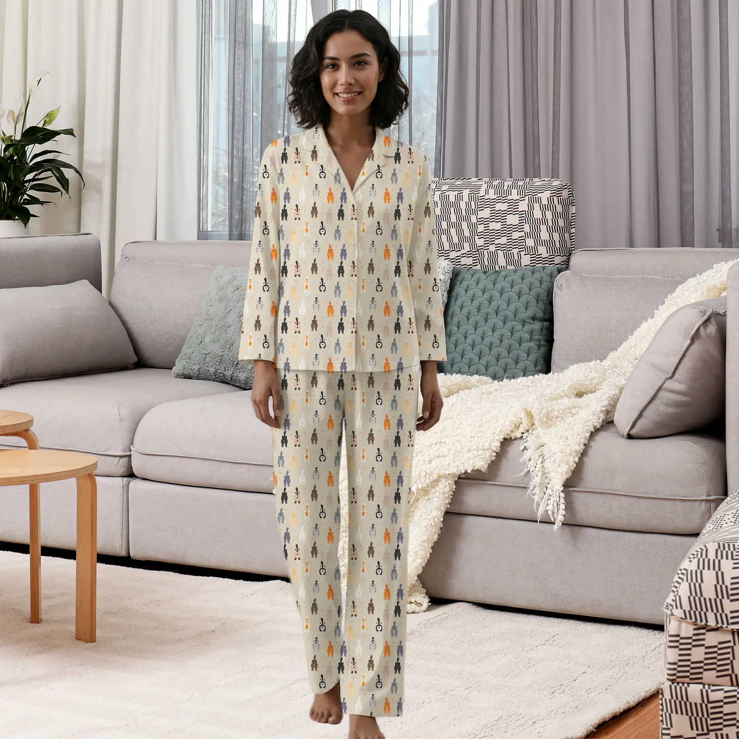 Cat Butts Funny Pajamas