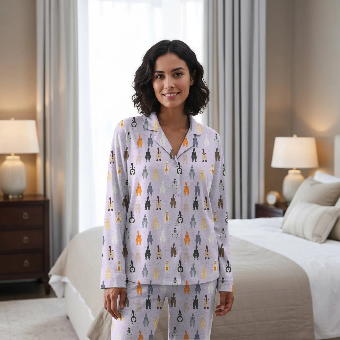 Cat Butts Funny Pajamas