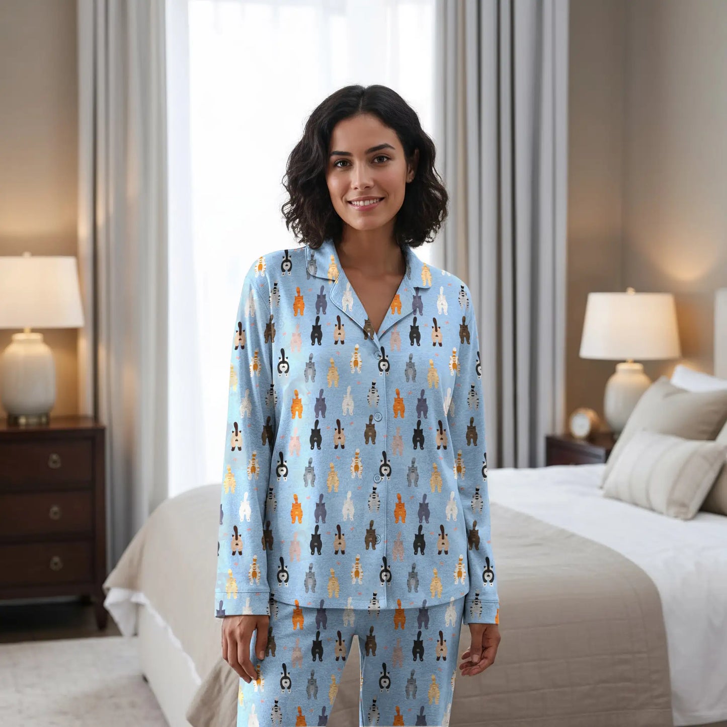 Cat Butts Funny Pajamas