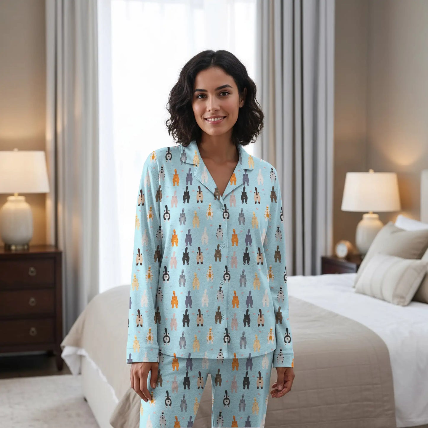 Cat Butts Funny Pajamas