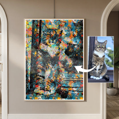 Custom Abstract Pet Portrait