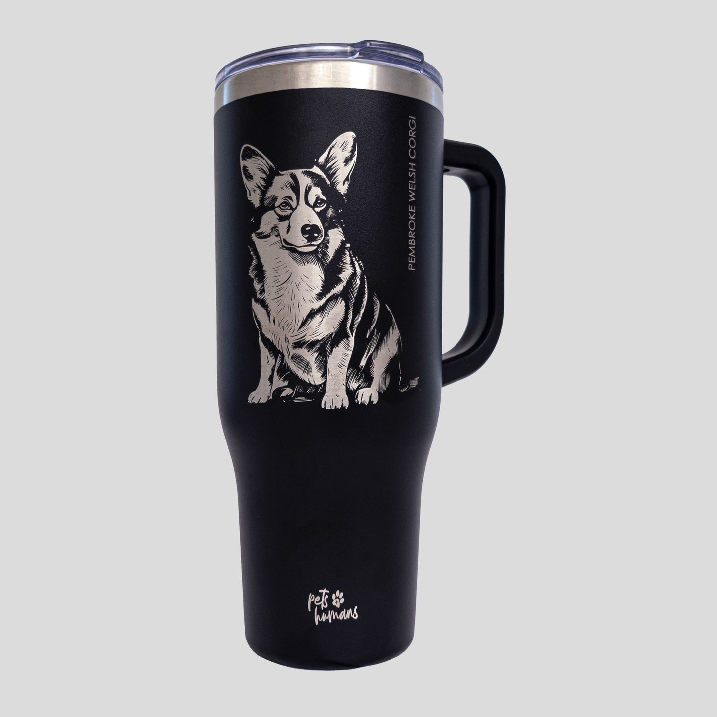 Corgi Laser Engraved Tumbler, 40oz