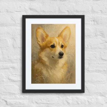 Corgi Fine-Art Graffiti Portrait