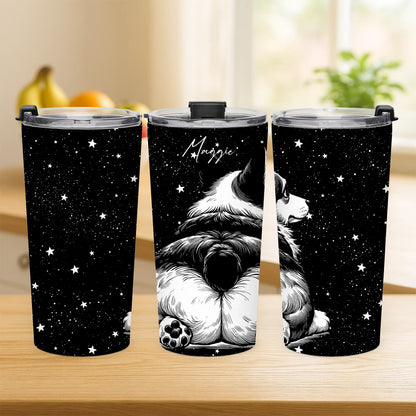 Personalized Corgi Butts Starry Sky Tumbler 20oz