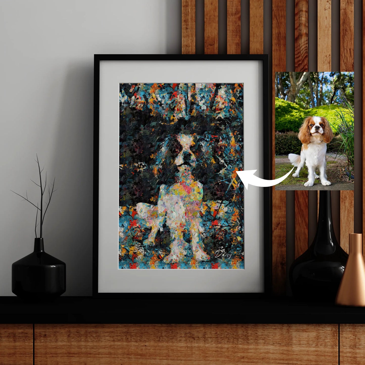 Custom Abstract Pet Portrait