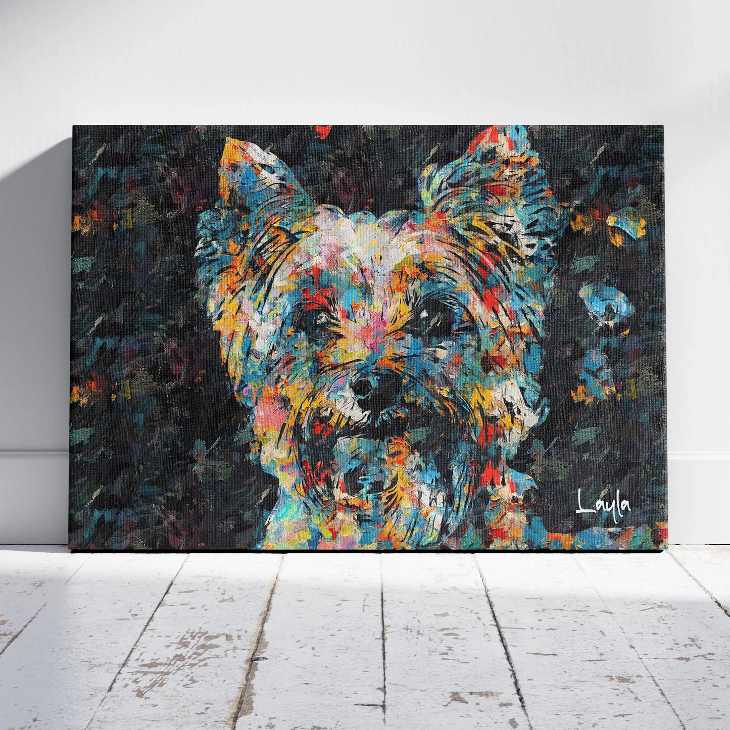 Custom Abstract Pet Portrait