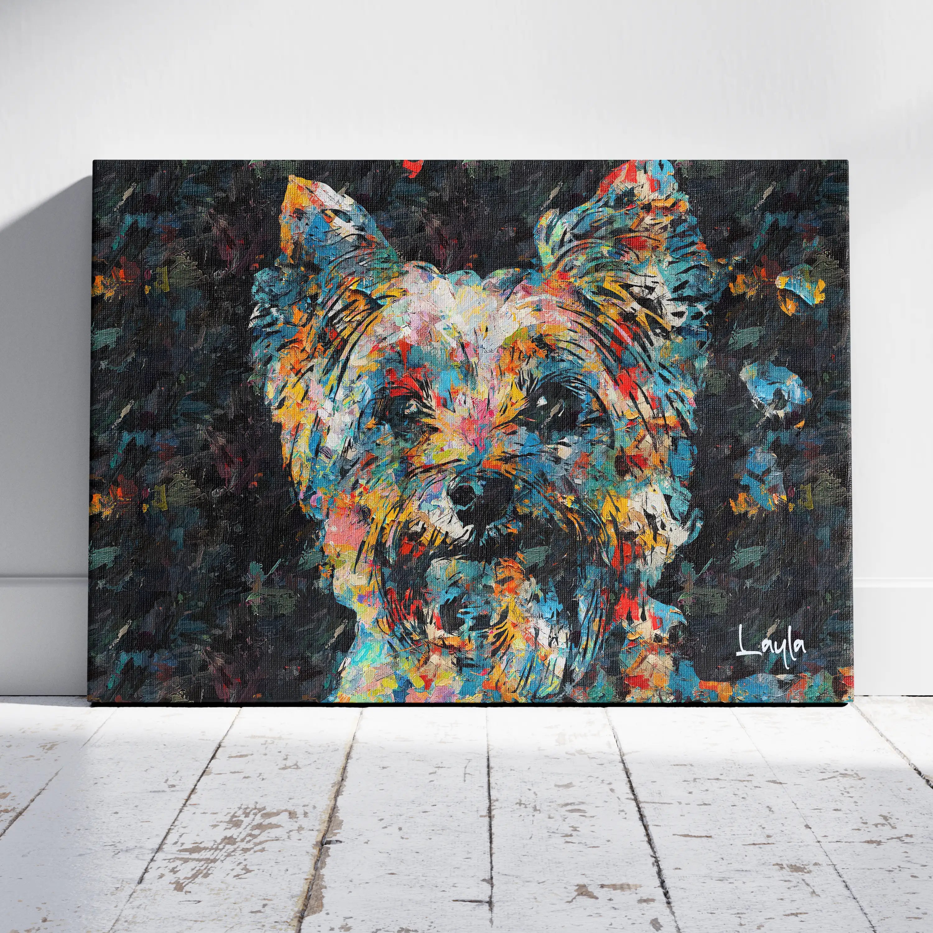 Custom Abstract Pet Portrait