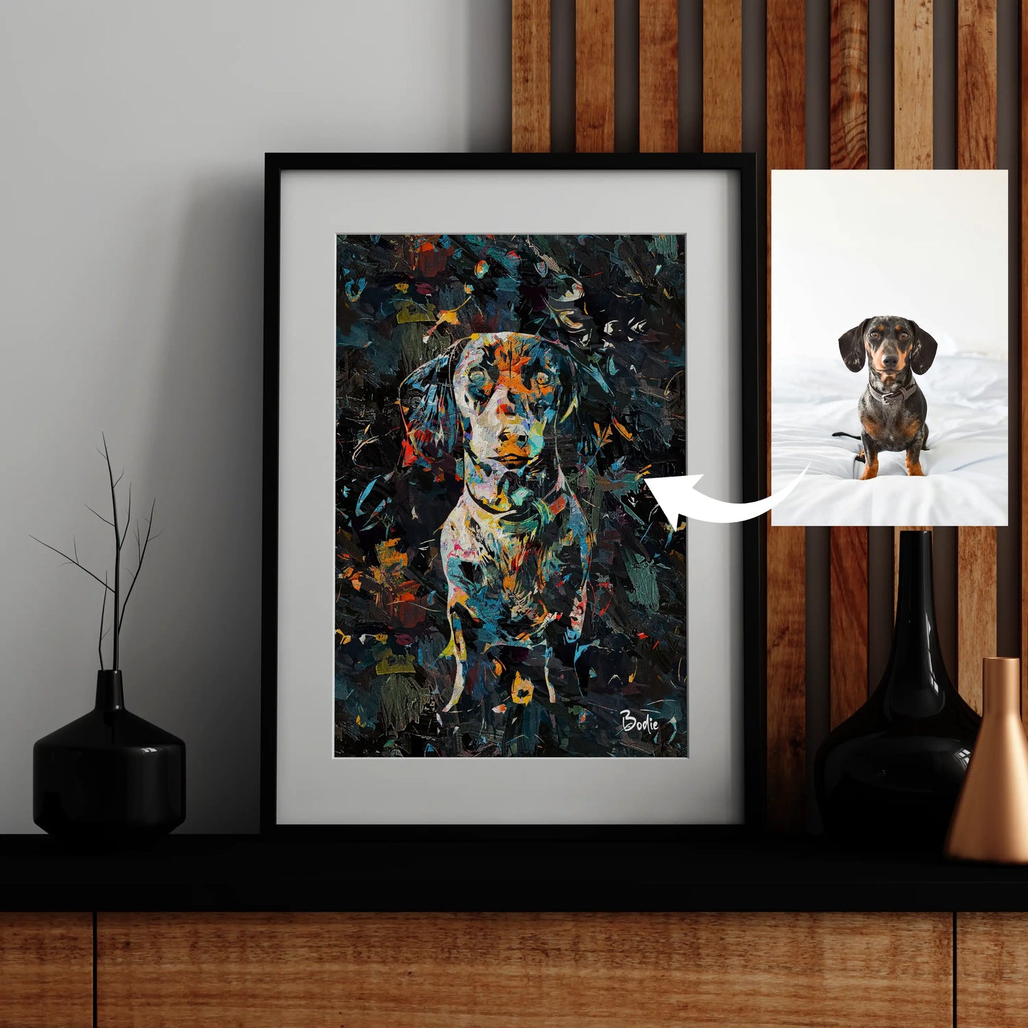 Custom Abstract Pet Portrait
