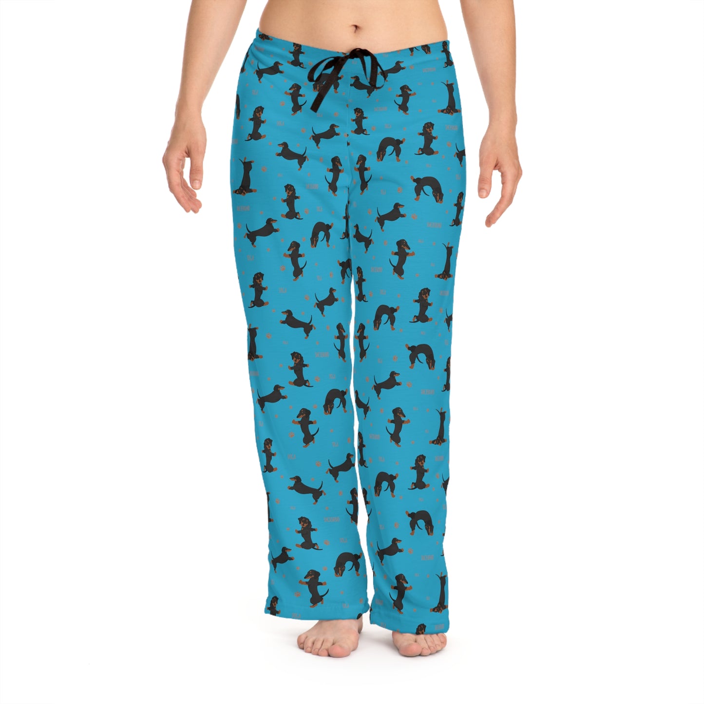 Dachshund Yoga Funny Women's Pajama Pants