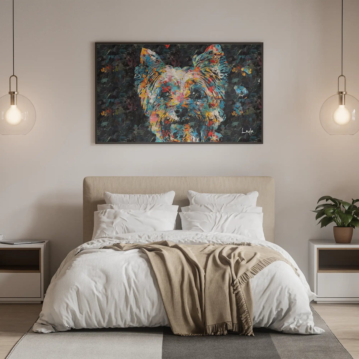 Custom Abstract Pet Portrait
