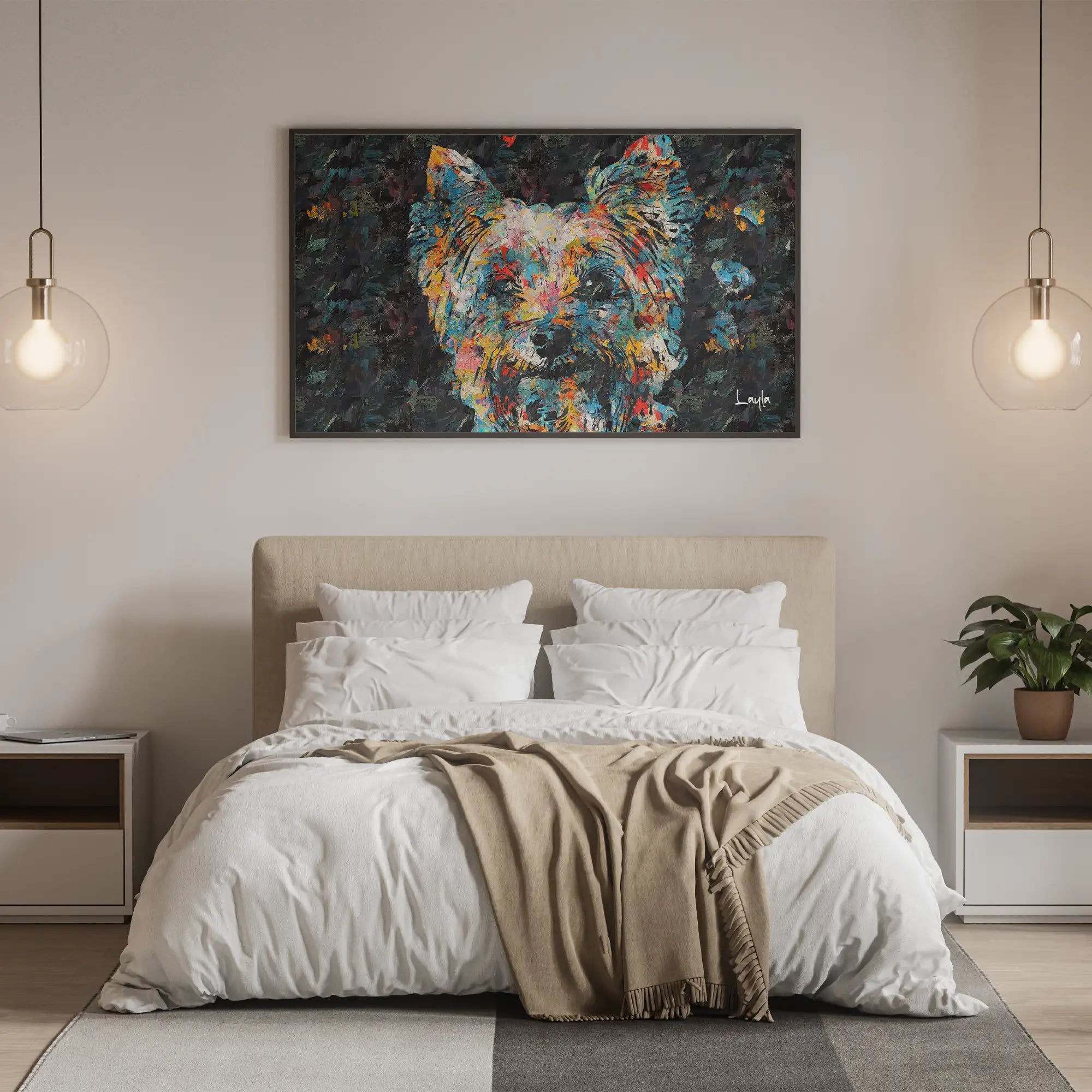 Custom Abstract Pet Portrait