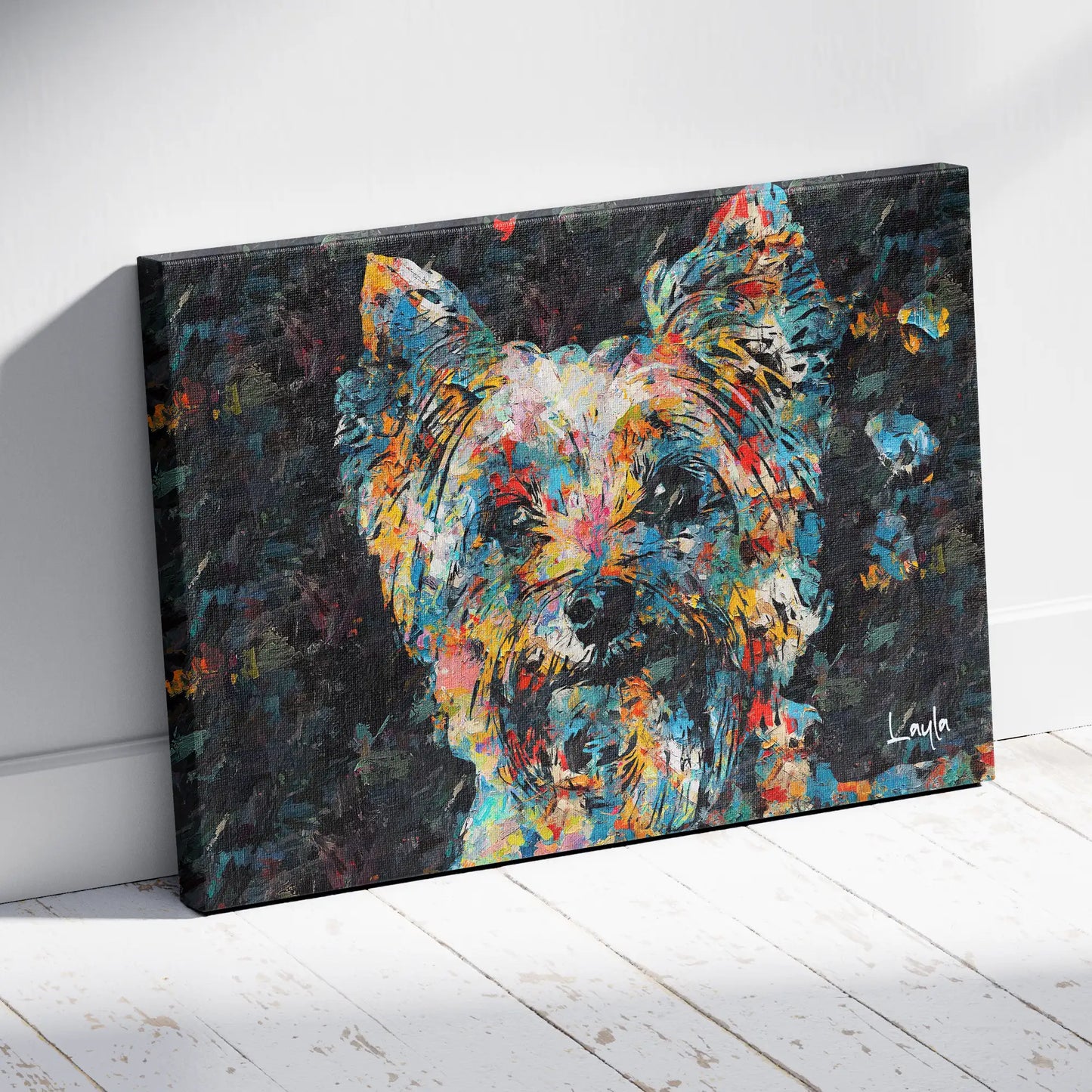 Custom Abstract Pet Portrait