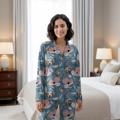 Custom Floral Pet Pajamas