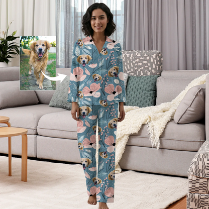 Custom Floral Pet Pajamas