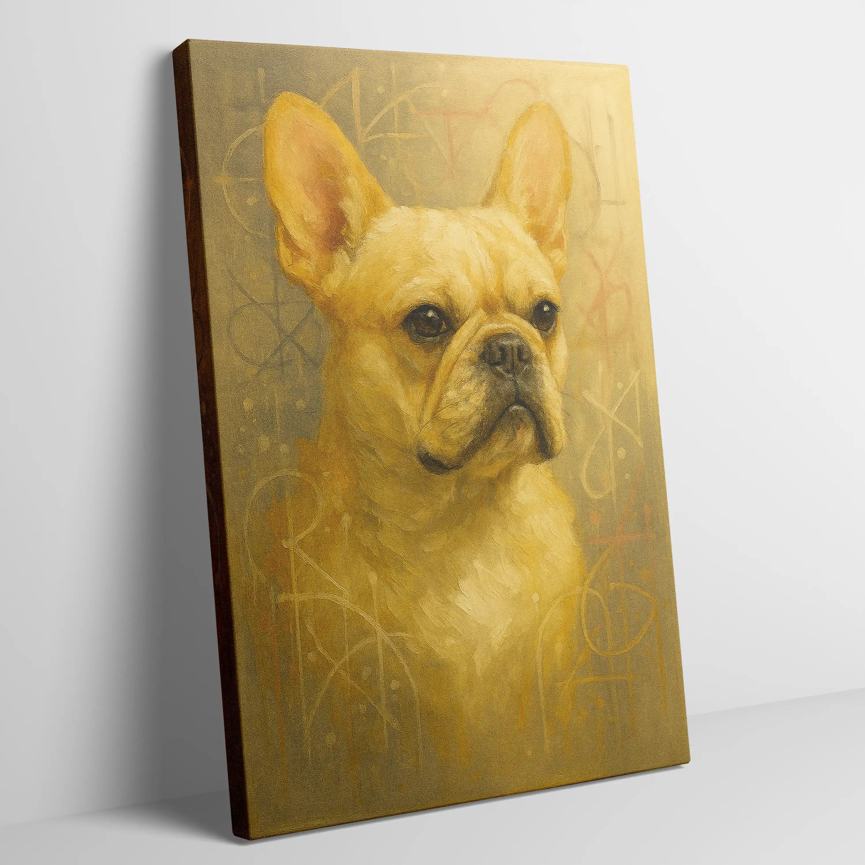 French Bulldog Fine-Art Graffiti Portrait