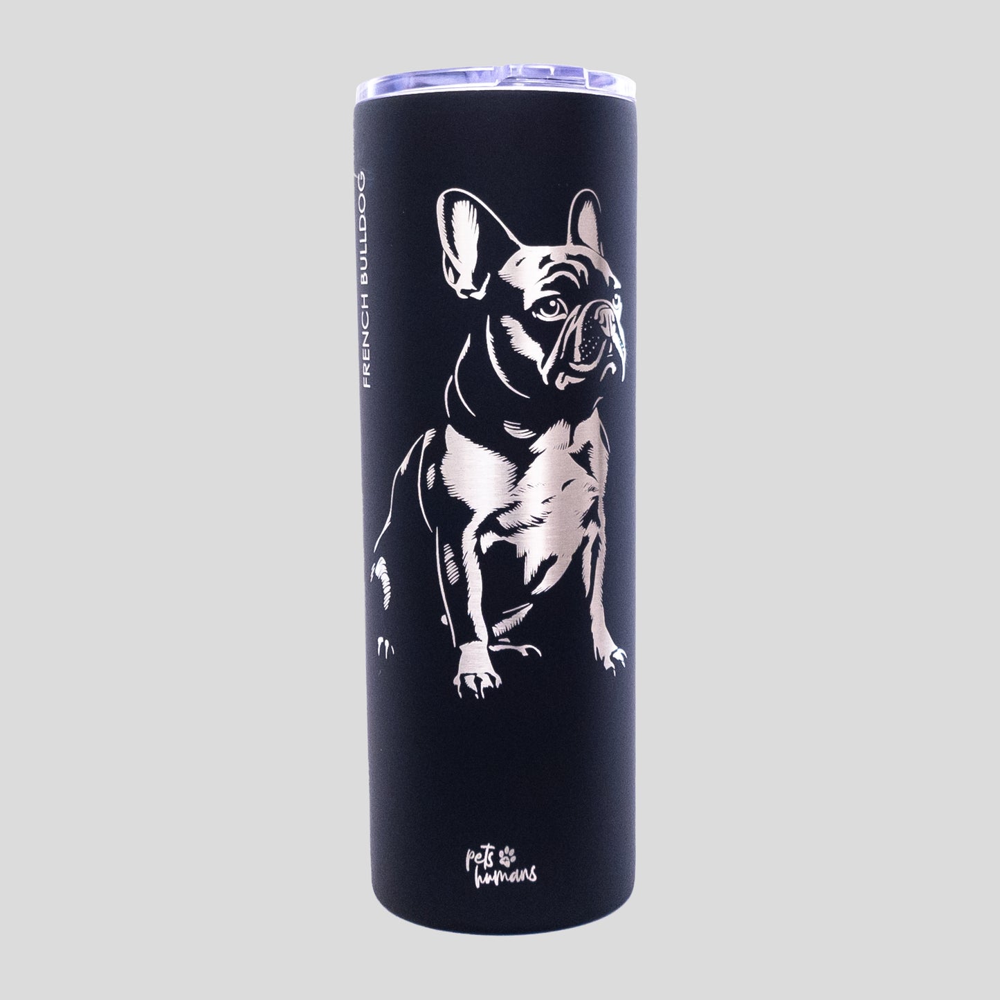 French Bulldog Laser Engraved Tumbler, 20oz