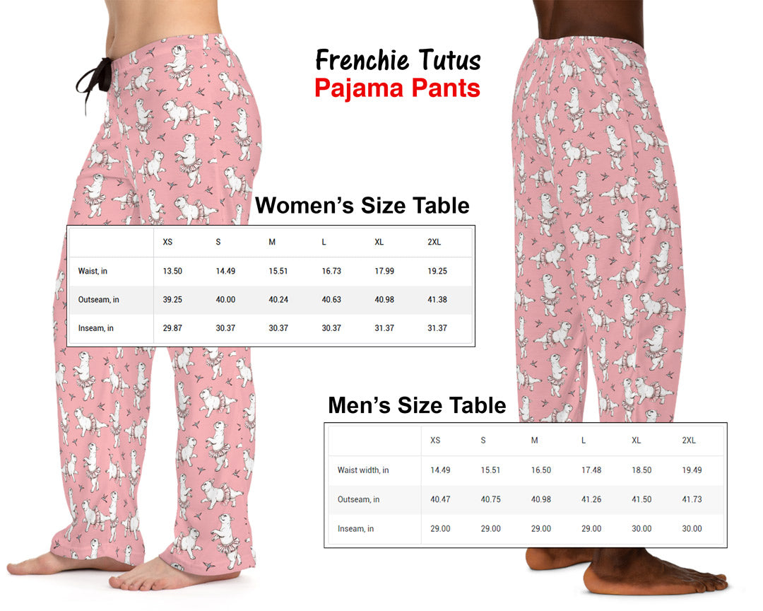 Frenchie Tutus Men's Pajama Pants