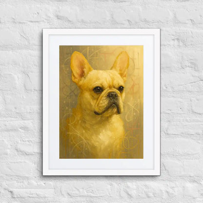 French Bulldog Fine-Art Graffiti Portrait