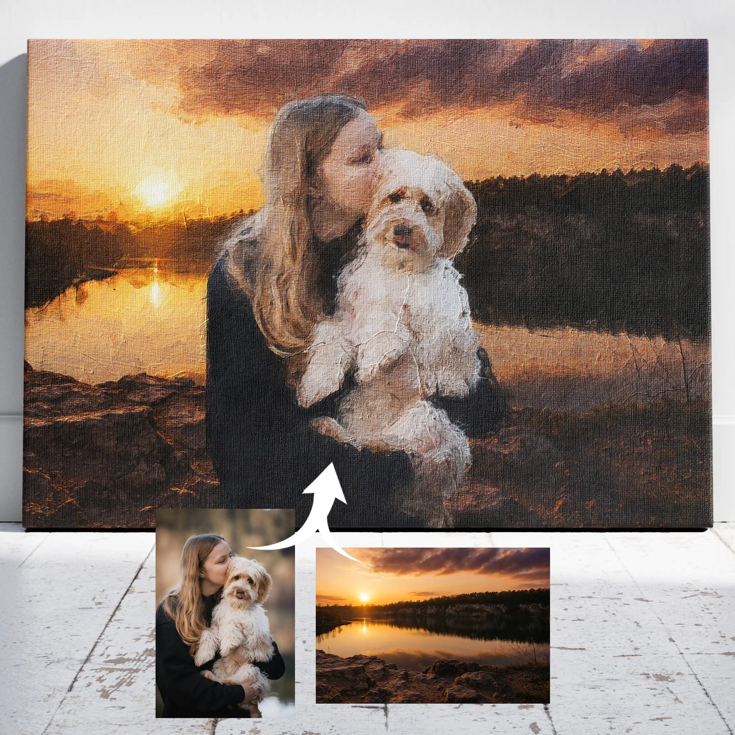 Custom Pet Portrait Painting