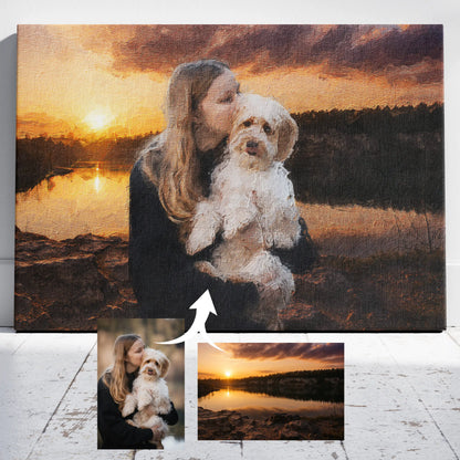 Custom Pet Portrait Painting