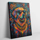 Golden Retriever Graffiti Portrait | Street-Art Painting