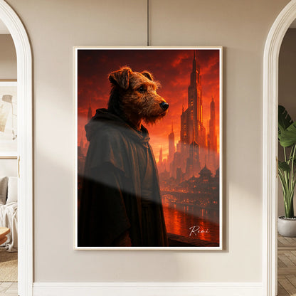 Custom Pet Portrait | Futuristic Cinematic Pawtraits