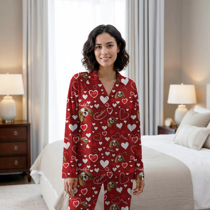 Custom Hearts Pet Pajamas