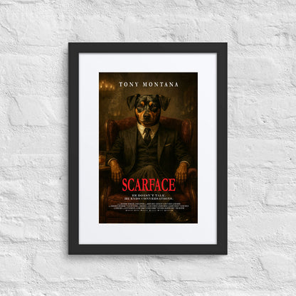 Custom Pet Movie Poster | Mafia Cinematic Movie Poster