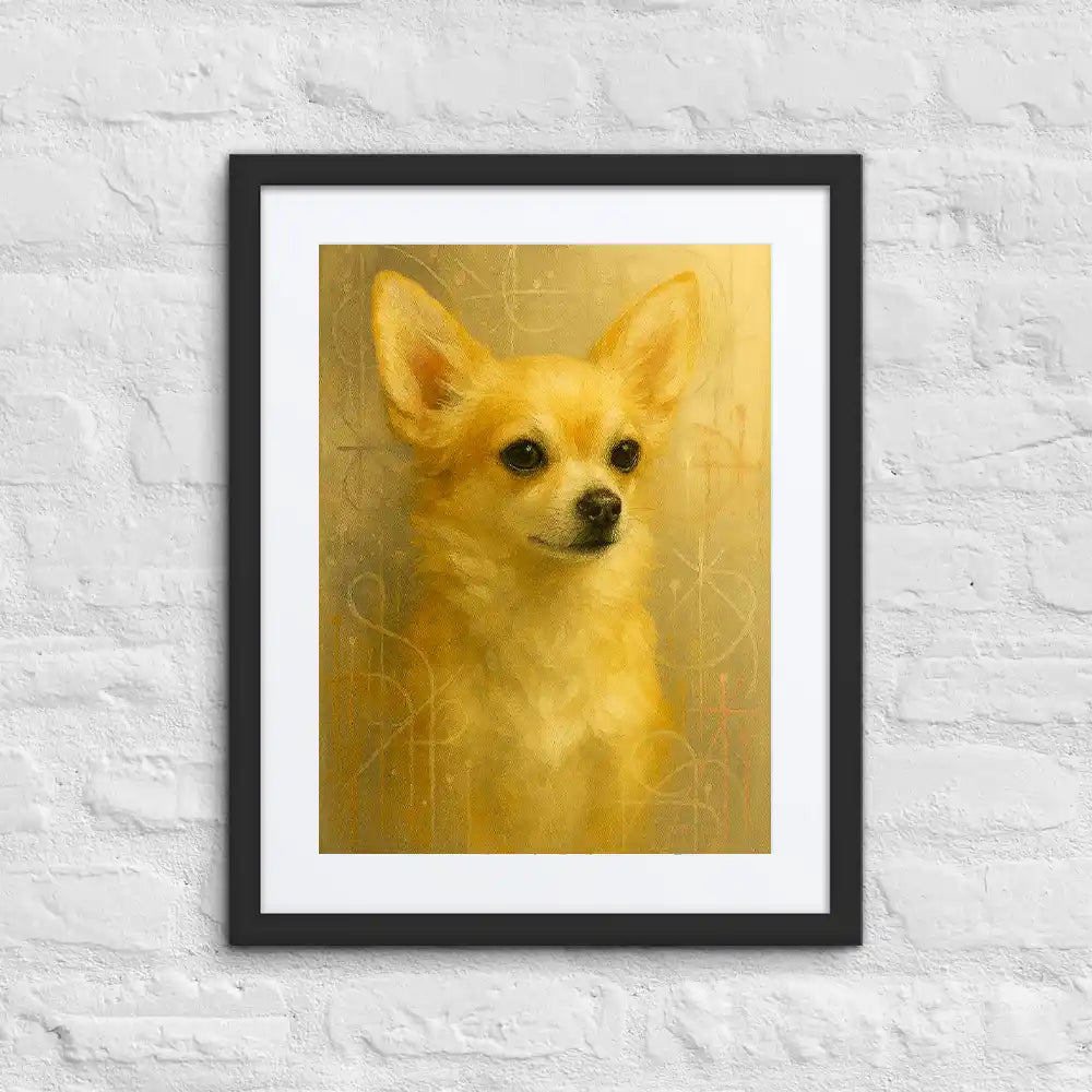 Chihuahua Fine-Art Graffiti Portrait
