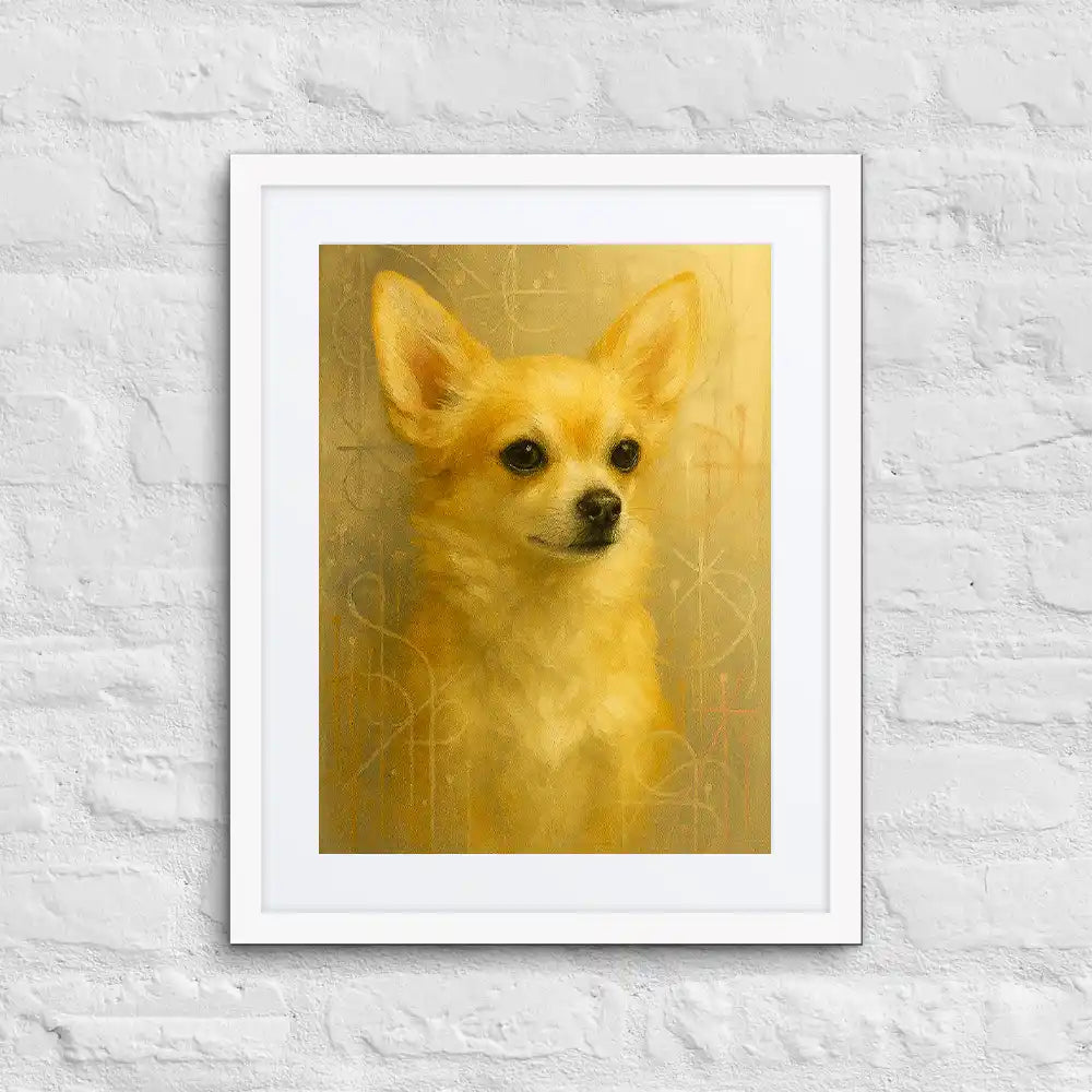Chihuahua Fine-Art Graffiti Portrait