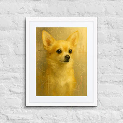 Chihuahua Fine-Art Graffiti Portrait