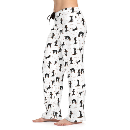 Dachshund Yoga Funny Women's Pajama Pants