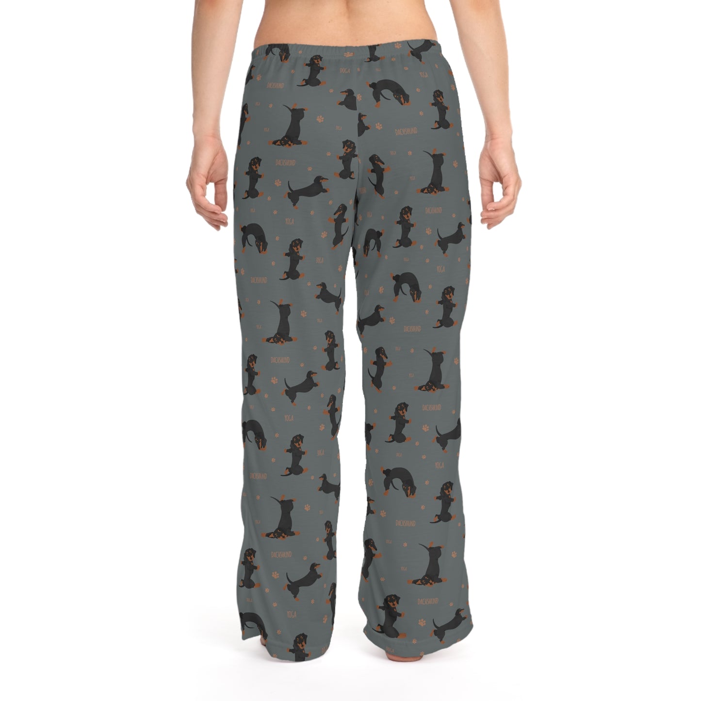 Dachshund Yoga Funny Women's Pajama Pants