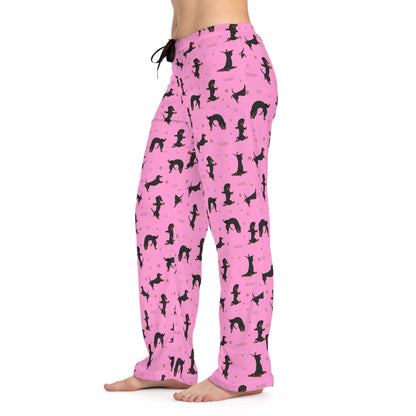 Dachshund Yoga Funny Women's Pajama Pants