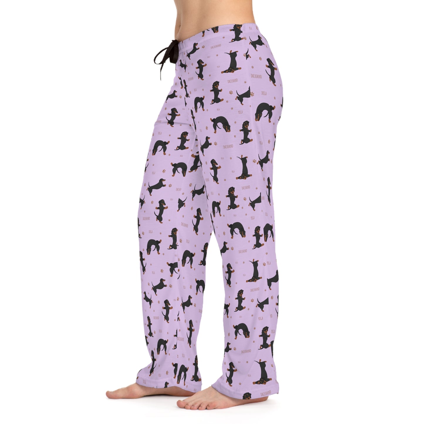 Dachshund Yoga Funny Women's Pajama Pants