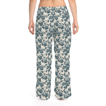 Pug Faces Women's Pajama Pants