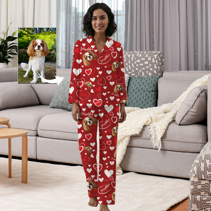 Custom Hearts Pet Pajamas