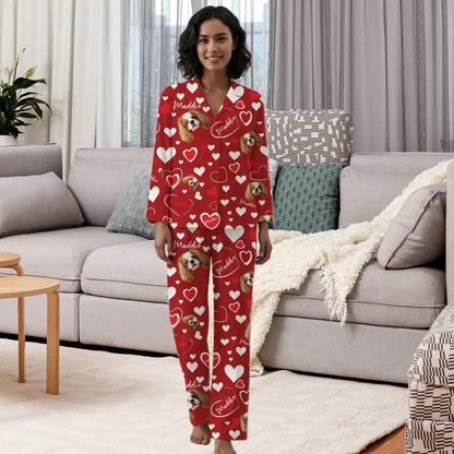 Custom Hearts Pet Pajamas
