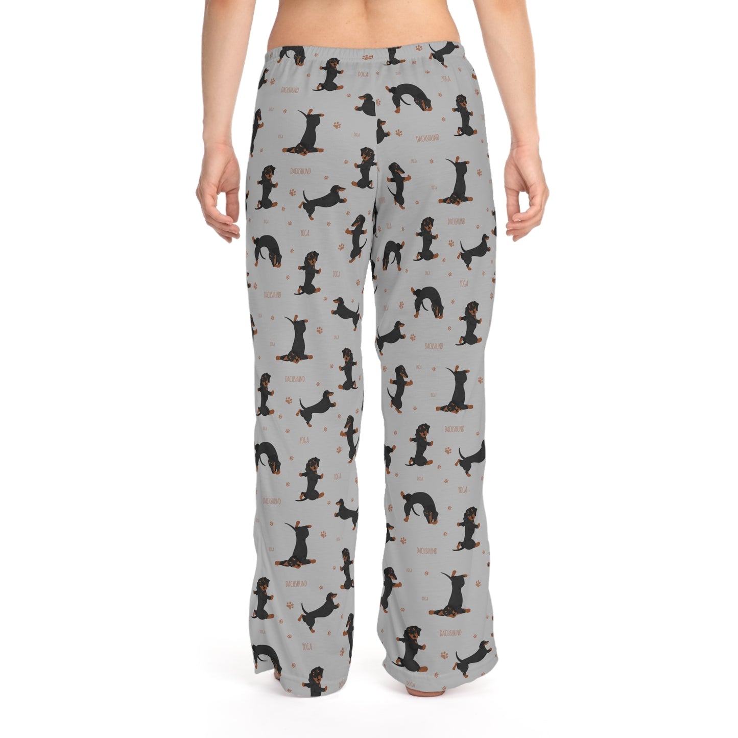 Dachshund Yoga Funny Women's Pajama Pants