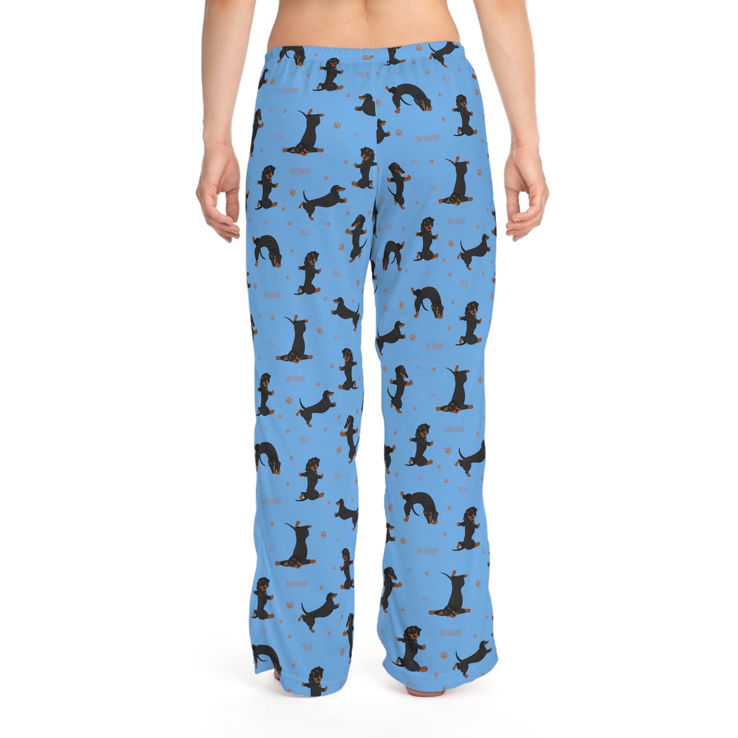 Dachshund Yoga Funny Women's Pajama Pants