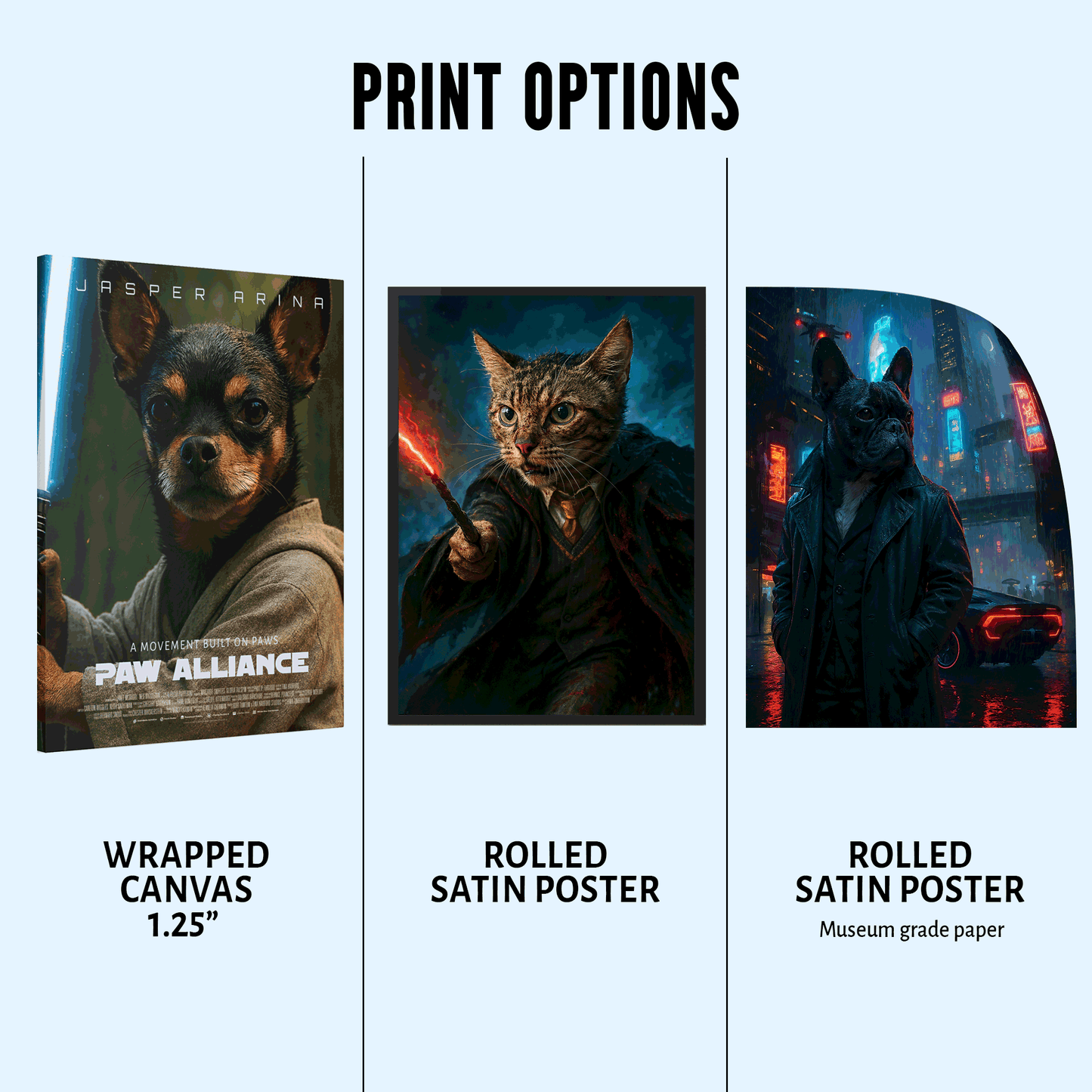 Custom Pet Movie Poster | Regal Cinematic Movie Poster