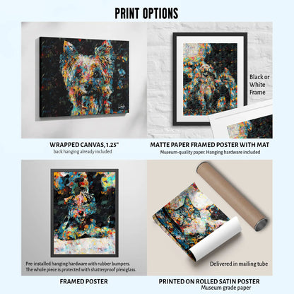 Custom Abstract Pet Portrait