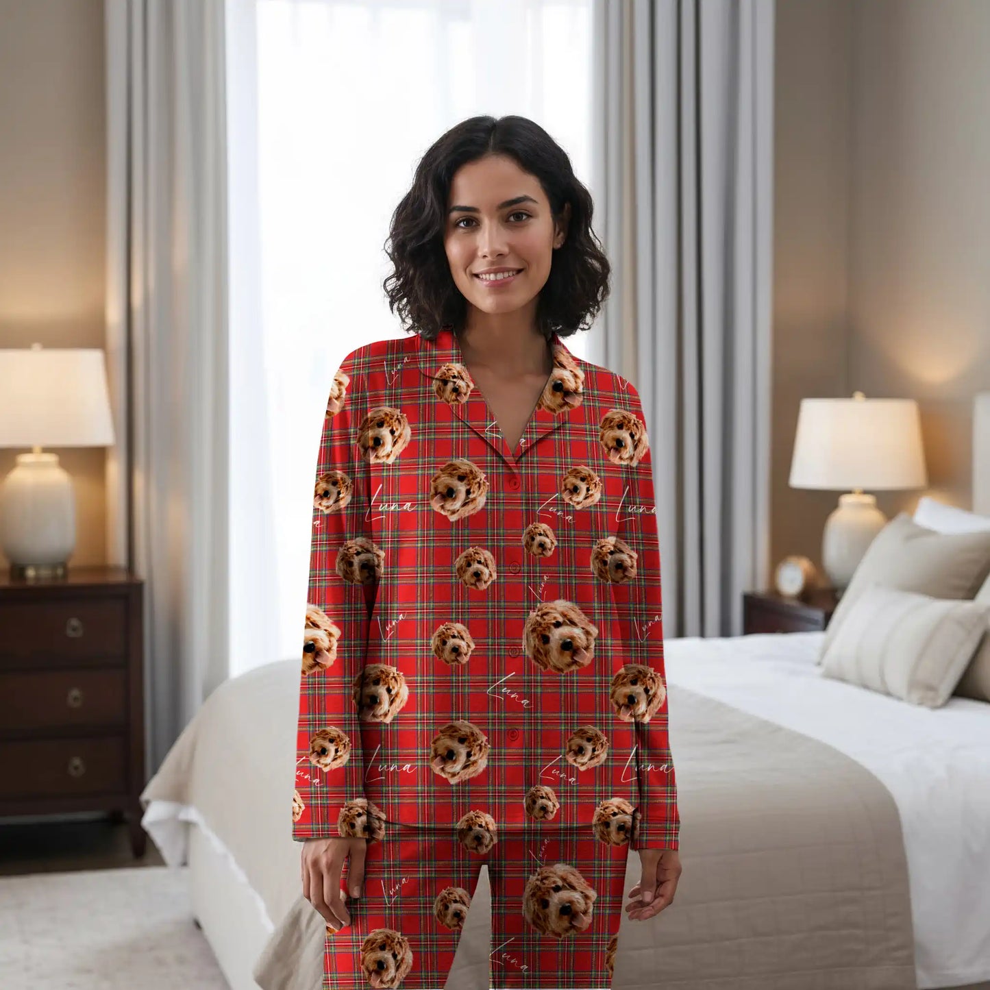 Custom Flannel Pet Pajama Set