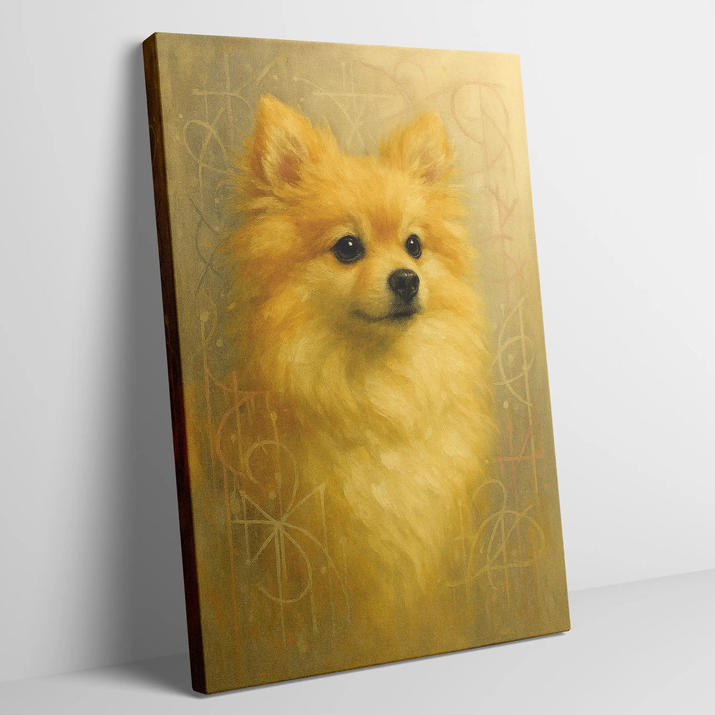 Pomeranian Fine-Art Graffiti Portrait