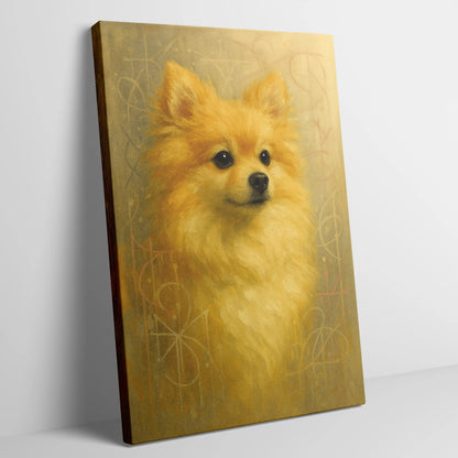 Pomeranian Fine-Art Graffiti Portrait