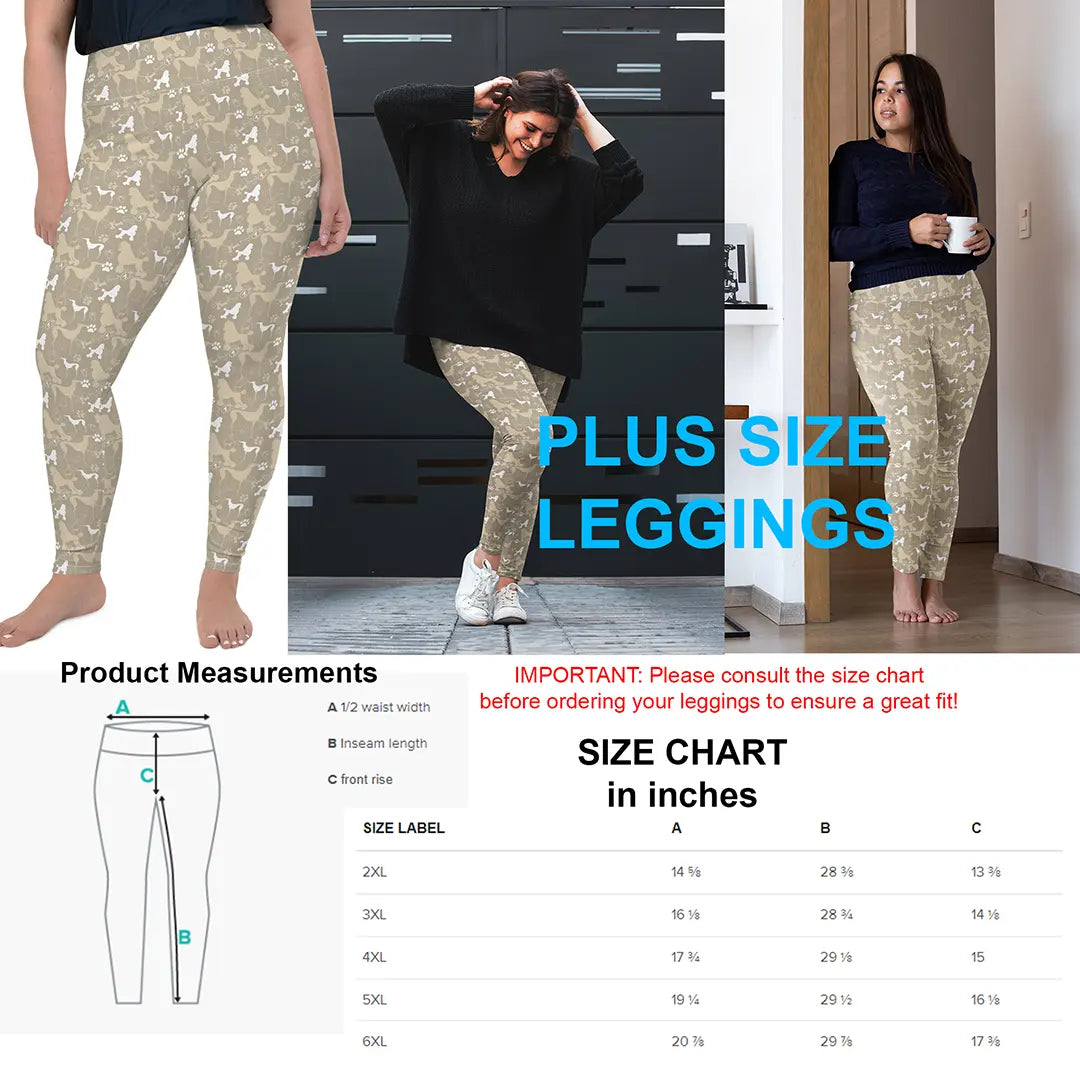 Poodle-Style Plus Size Leggings