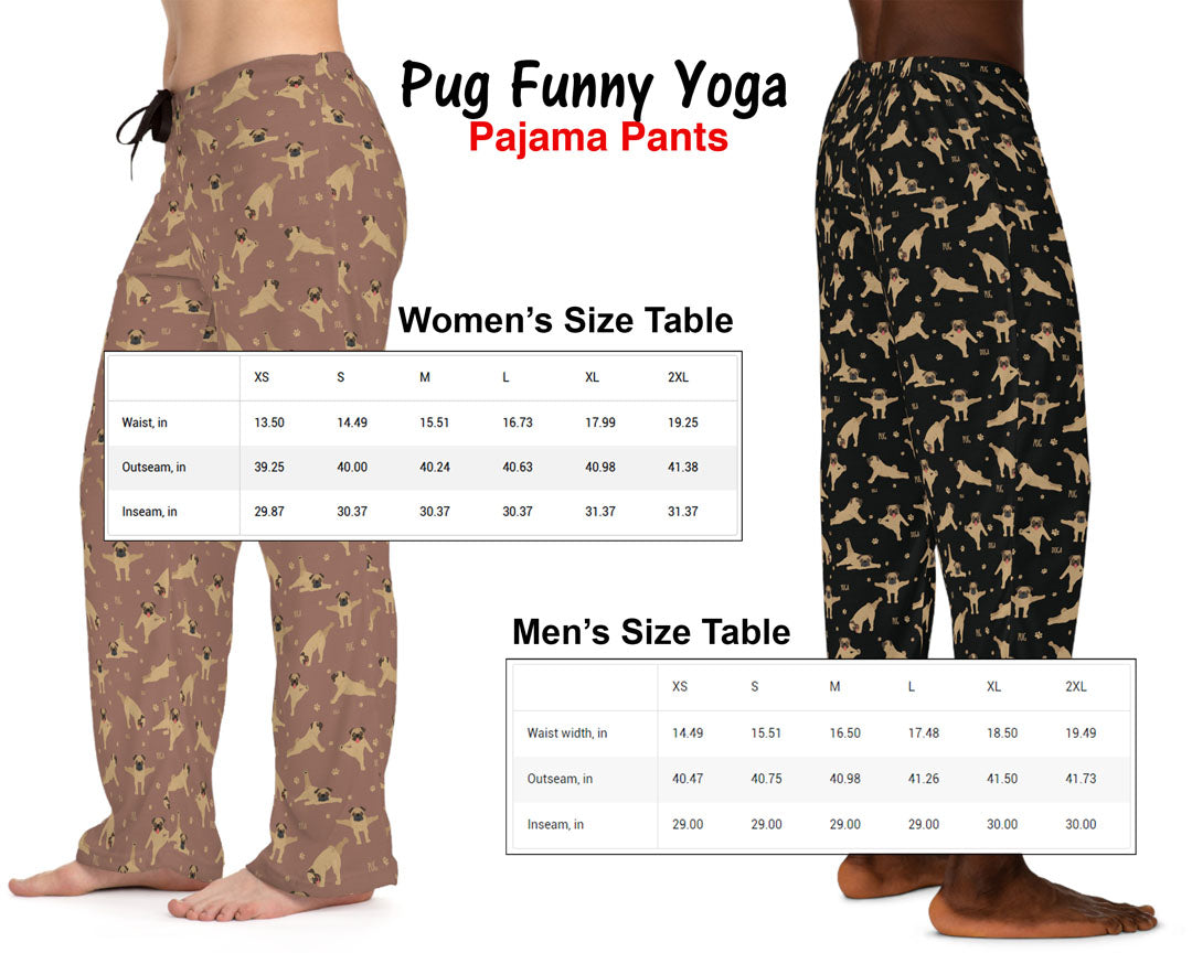 Dog Pug Women's Pajama Pants