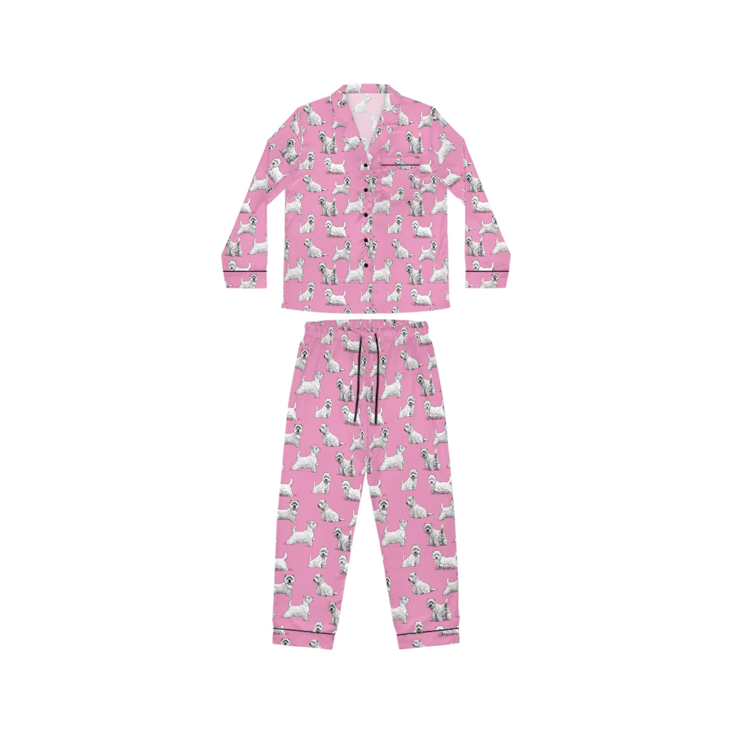 Westie Women's Satin Pajamas