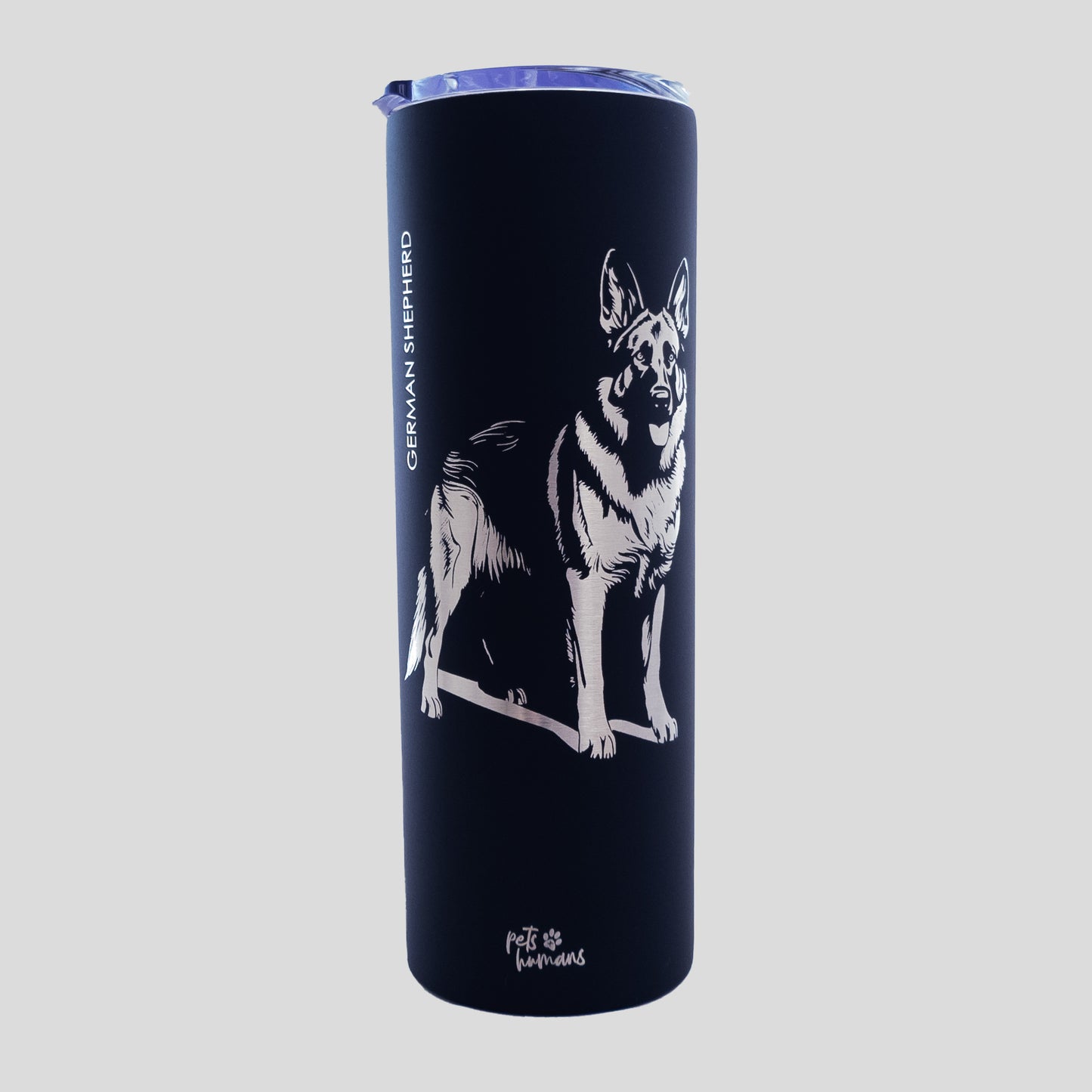 German Shepherd Laser Engraved Tumbler, 20oz